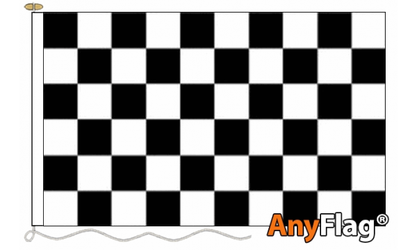 Black and White Check Custom Printed AnyFlag®